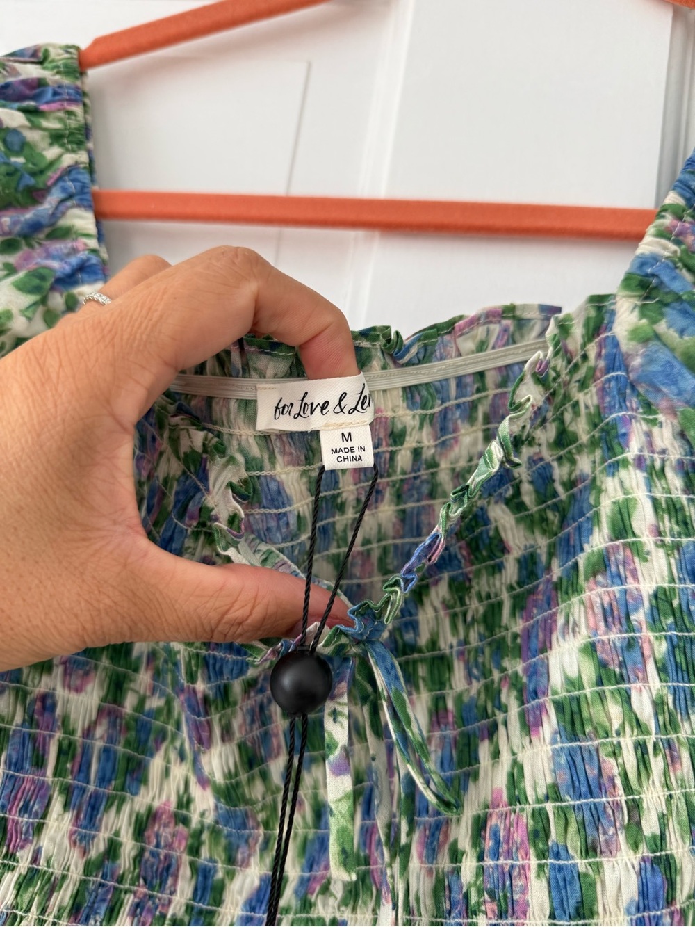 NWT For Love & Lemons Cropped Top (size M) - Picture 3 of 5